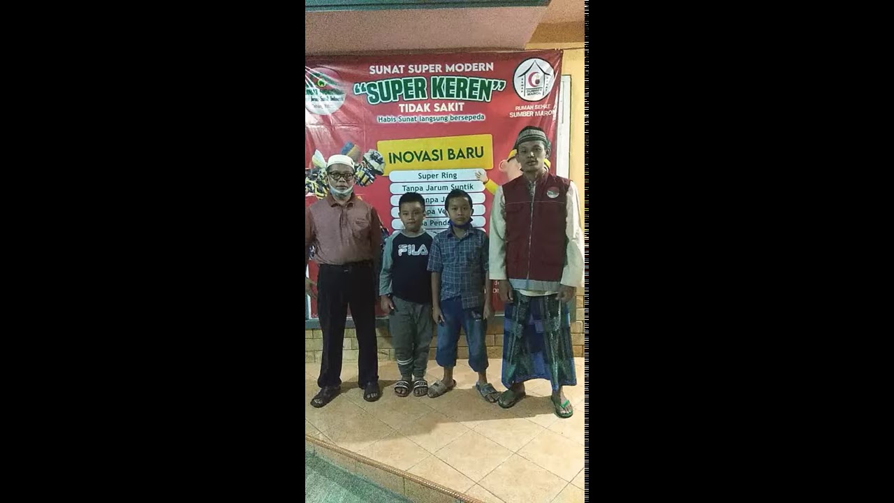 Sunat sumbermaron Nanda Pasha tidak sakit super keren super modern