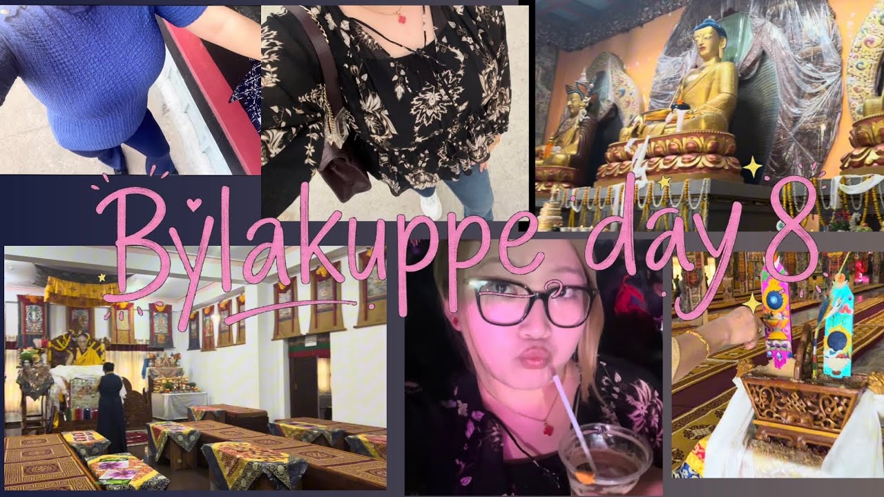 Losar tsepa 1 | Visiting temples | Bylakuppe | India vlog day 8