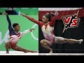 Simone Biles, Olympics 2016 VS 2018 GK U.S. Classic | then vs now