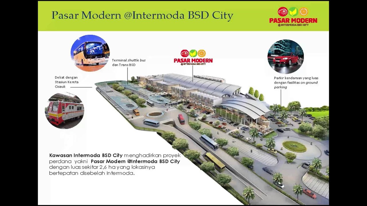 Pasar Modern BSD di Kawasan Intermoda BSD Tahap 2 - YouTube