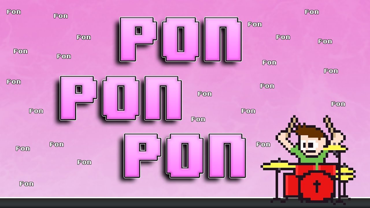 PONPONPON ON DRUMS! -- The8BitDrummer