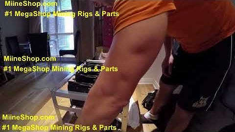 Building New Ethereum mining rig with MSI R9 380 graphic cards! www.MiineShop.com new