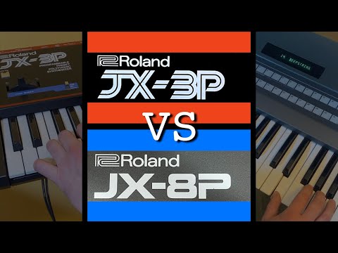 Synth Fight — Roland JX-3P vs JX-8P — Comparing two classic analog synthesizers