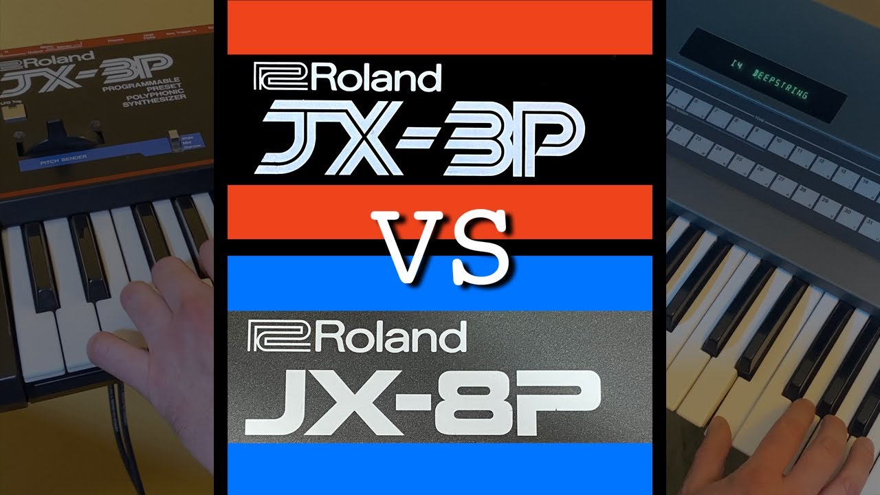Synth Fight Roland JX3P vs JX8P Comparing two classic analog synthesizers YouTube