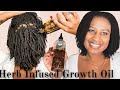 DIY Herb Infused Hair Growth Oil