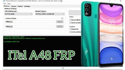 ITel A48 L6006 Frp Reset Cm2 one click