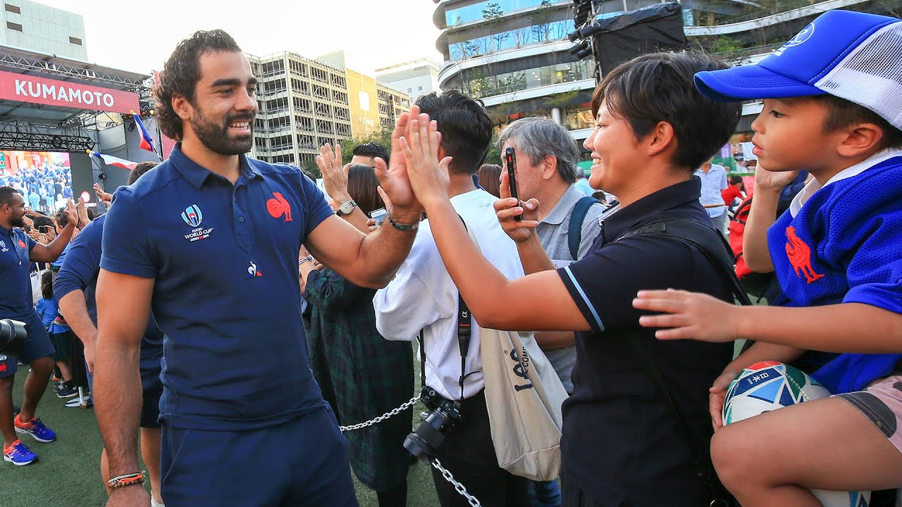 Coupe du monde de rugby épisode 28 : Un bain de foule rafraîchissant ...