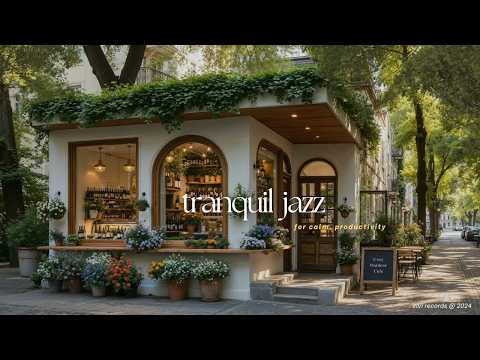 Cover Quiet Cafe Ambience & Tranquil Jazz | Relaxing Jazz at Cozy Cafe Space for Work, Study