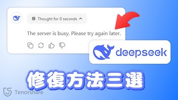 【DeepSeek】「サーバーが混雑しています。後でもう一度お試しください。」エラーの修正方法 | 3つの解決策