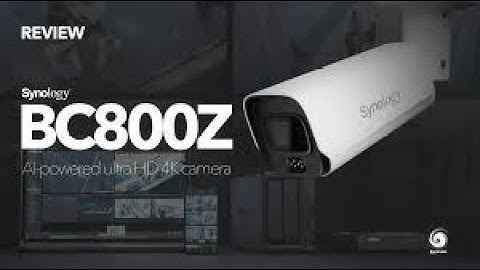BREAKING! Synology Launches BC800Z 4K AI Security Camera with License Plate Recognition! 🤯