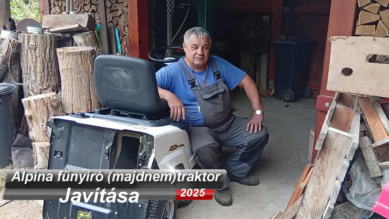 Alpina (majdnem) traktor javítása