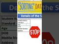 How to Arrange data in excel | SORT IN EXCEL | #shorts#shortsfeed#excel#sorts