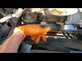 Water Pump removal with a stuck fan clutch nut 2005 Hummer H2 6.0 Vortec