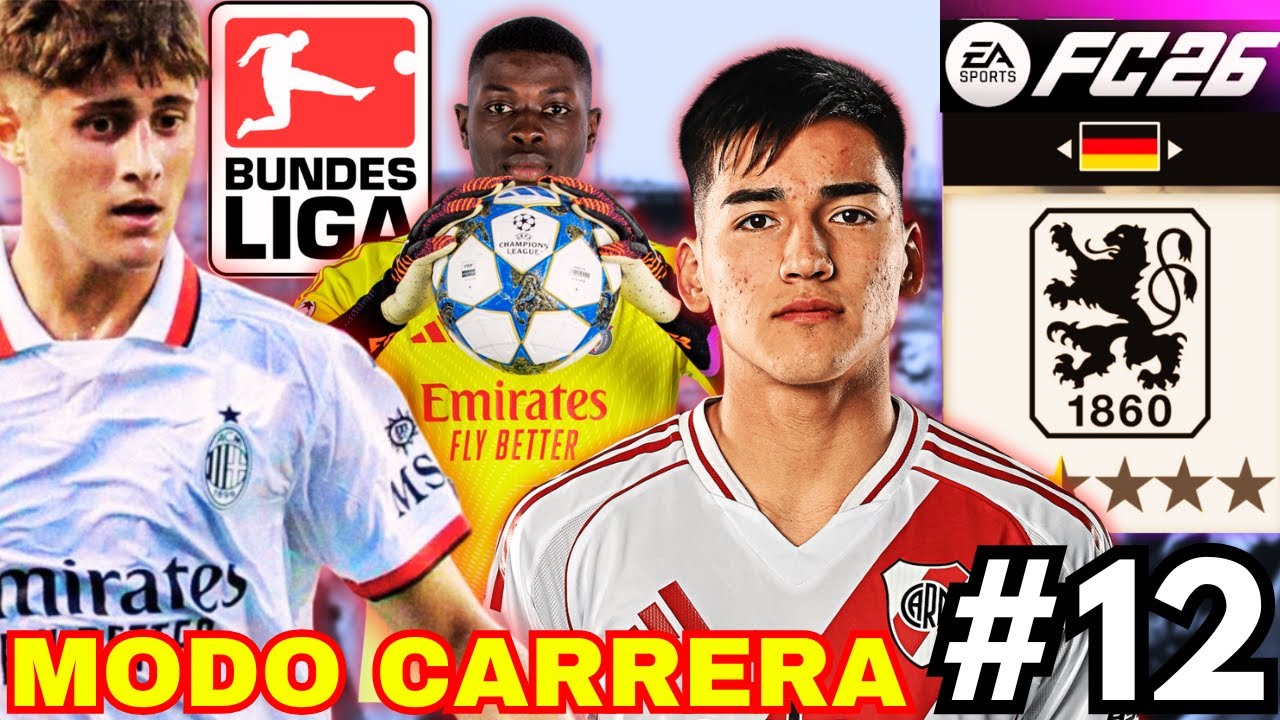 FC 26 Modo Carrera | 1860 Múnich DEBUTA en CHAMPIONS 🔥 Nueva temporada
