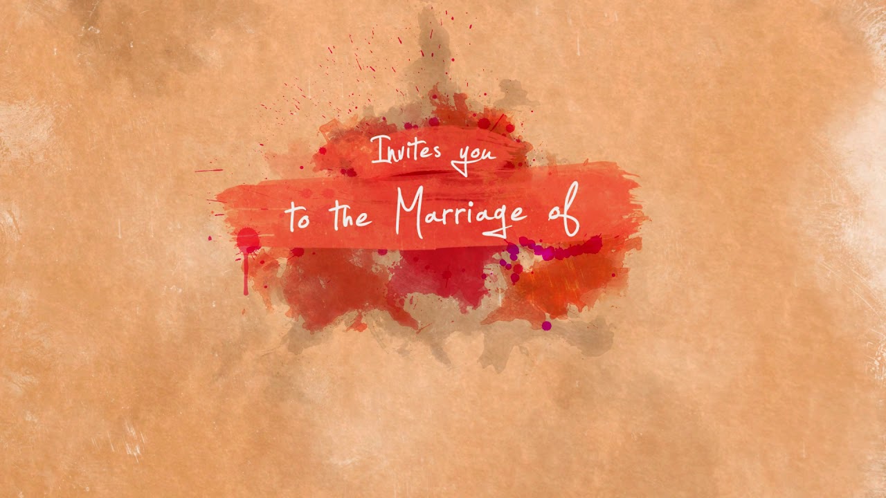 Best Wedding Invitation video - YouTube