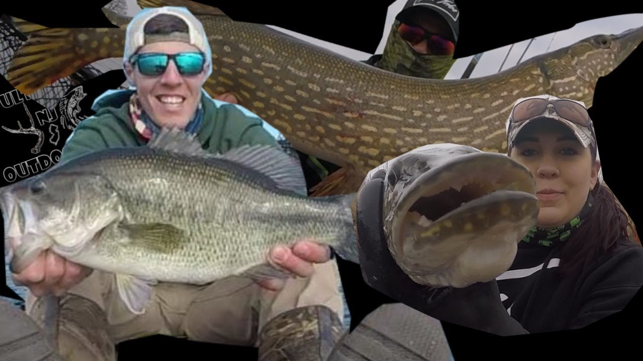 NY Pike Bass Fishing Action YouTube