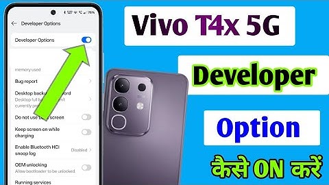 Vivo t4x 5G Mein Developer Option kaise on karte hain/How to on Developer Option Vivo t4x 5g Mobile