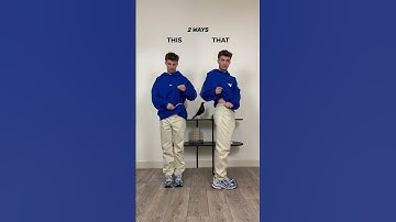 Thumbnail of 2 WAYS TO CROP YOUR HOODIE ❤️‍🔥 Save for later guys & hit the + for #shorts about #menswear