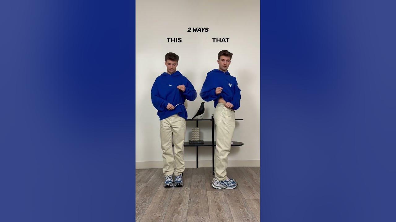 2 WAYS TO CROP YOUR HOODIE β€οΈβπ₯ Save for later guys & hit the + for #shorts about #menswear 2 WAYS TO CROP YOUR HOODIE β€οΈβπ₯ Save for later guys & hit the + for #shorts about #menswear