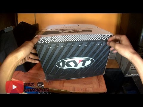 #15 FIRST UNBOXVLOG HELM KYT R10 unboxing and review
