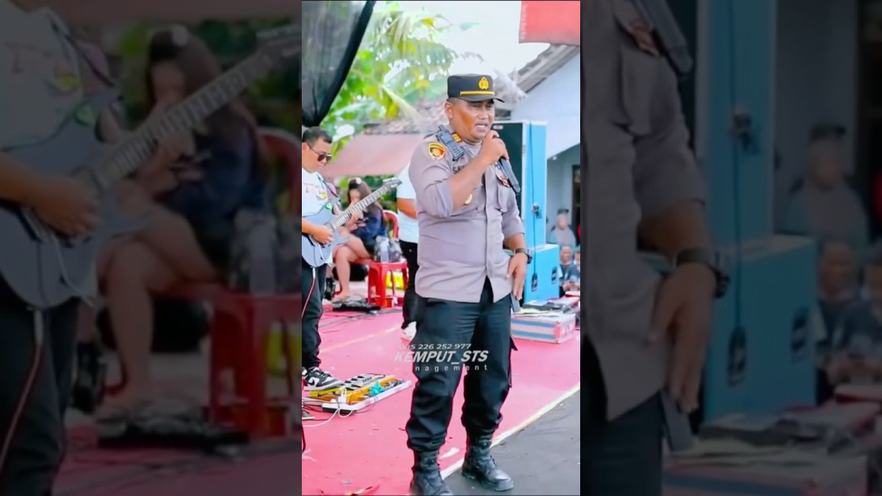 Pak Polisi mendinginkan suasana ojing 