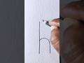 Very Simple Giraffe Art With h #shorts #shortvideo #short #shortsfeed #trending #viral #art