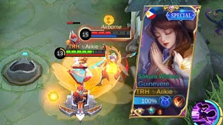 QUEEN OF LIFESTEAL IS BACK | TOP GLOBAL GUINEVERE FULL GAMEPLAYS MLBB 2022