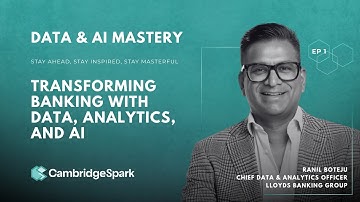 Transforming Banking with Data, Analytics, and AI with Ranil Boteju of Lloyds Banking Group