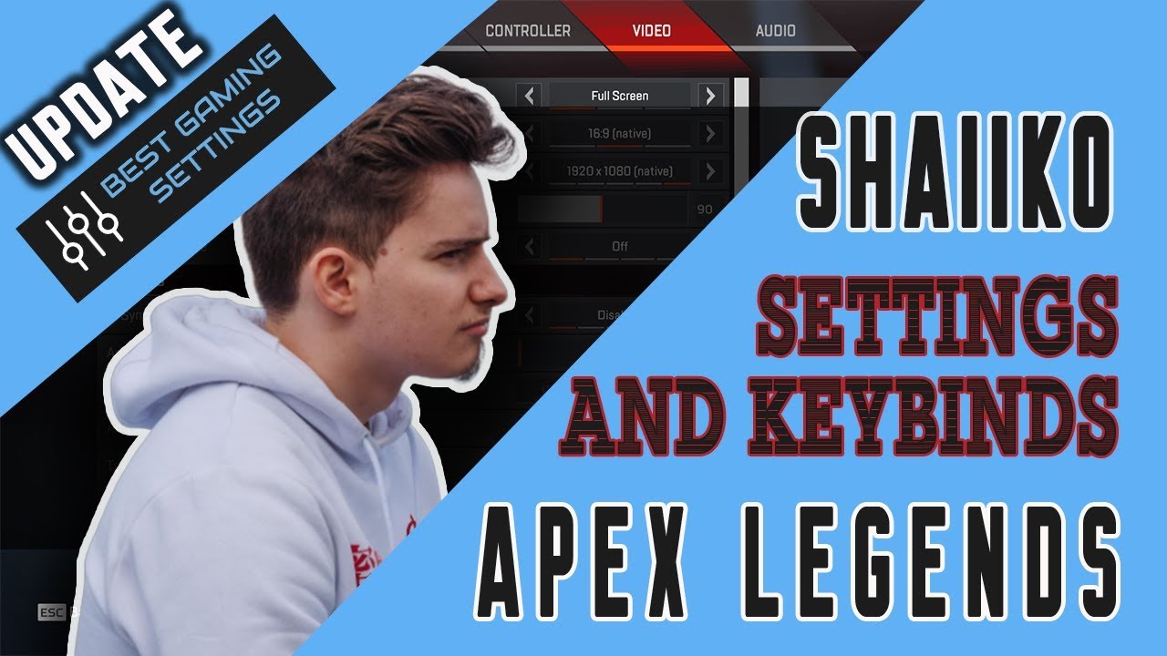 Shaiiko Apex Legends Settings, Keybinds, Sensitivity, Gear and Setup