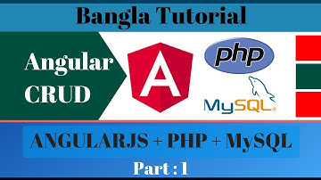 AngularJS CRUD with PHP and MYSQL bangla tutorial 1