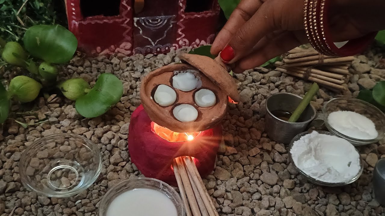 mini pritha recipe-mini bangoli pitha recipe -pitha mini mother's cooking