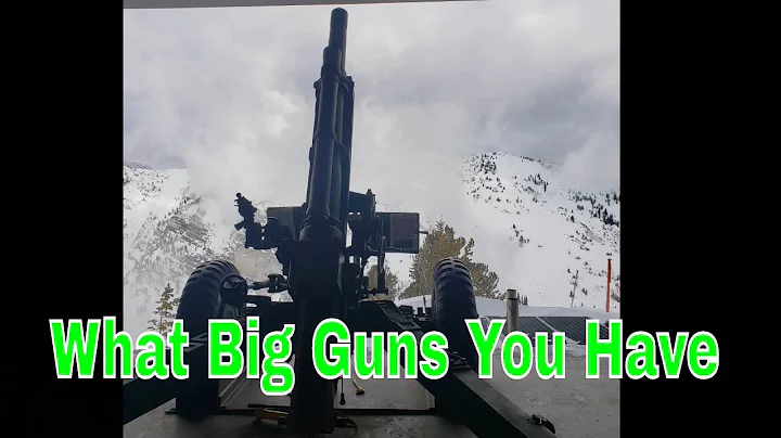 Alta Ski Area's Howizter Cannon