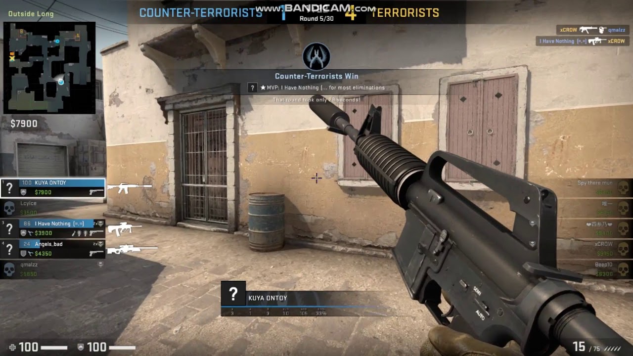 CS:GO Competition Dust2 Online Match Admin Watch - YouTube