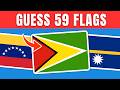 Guess 59 Flags Of South America and Asia! 🚩| Guess the Flag Quiz