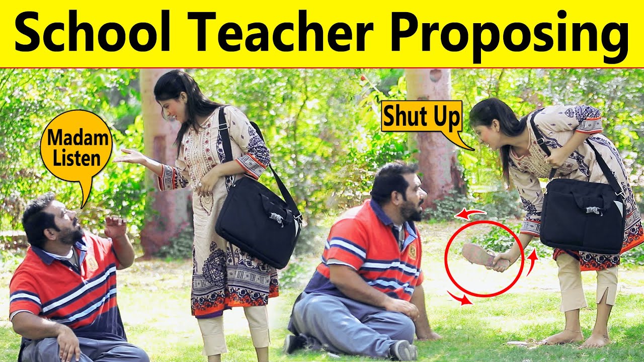 School Teacher Proposing Funny Video | @Velle Loog Khan Ali | @Sahara Bano Khan Ali