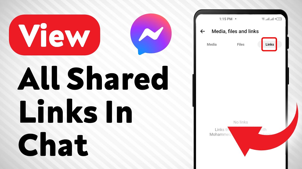 How to View All Shared Links On Messenger Chat (Updated) - YouTube