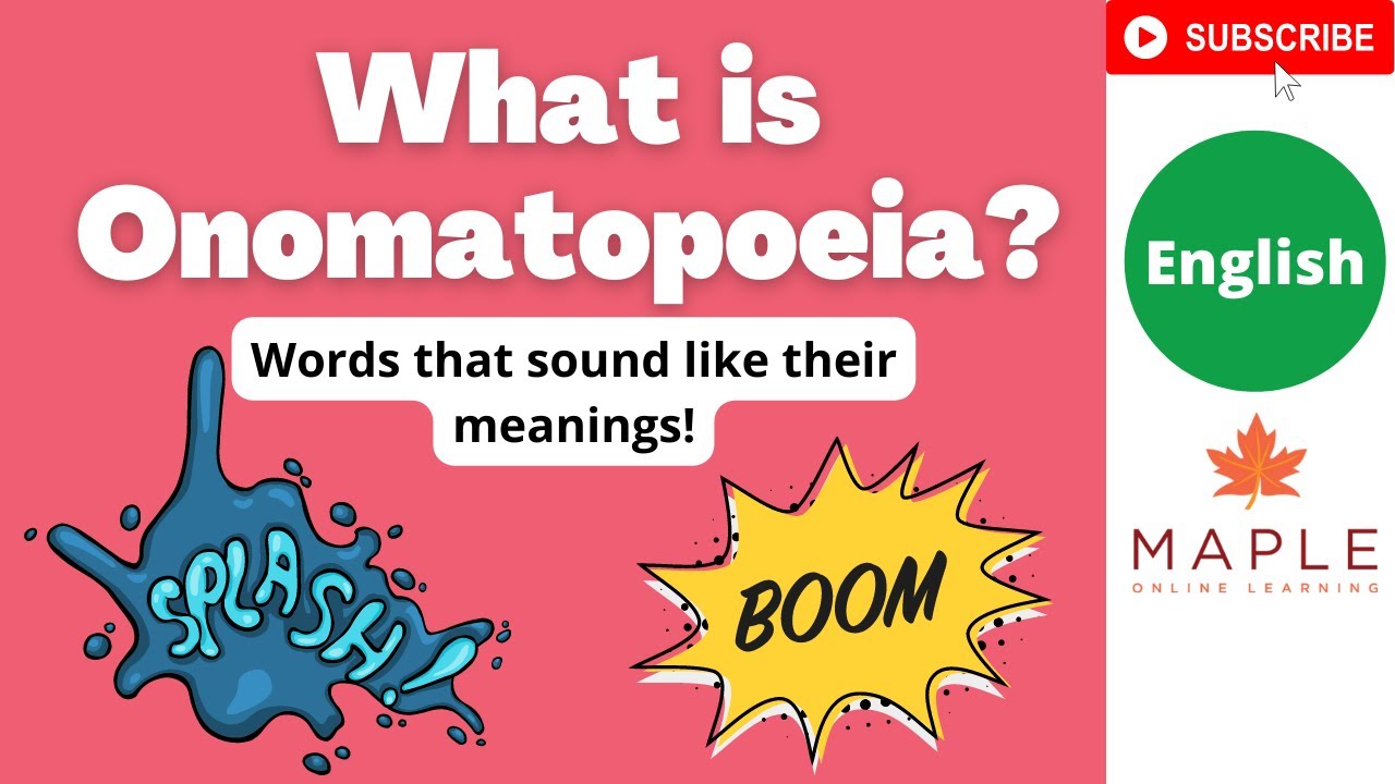 Onomatopoeia: Definition, Meaning, Usage and Examples