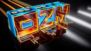 digital calligraphy with LightWave modeler and boolean functions.