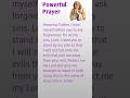 Powerful prayer #jesus #prayer