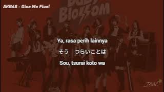 AKB48 - Give Me Five! (Berikan Aku Tos!) [Lirik Indo]