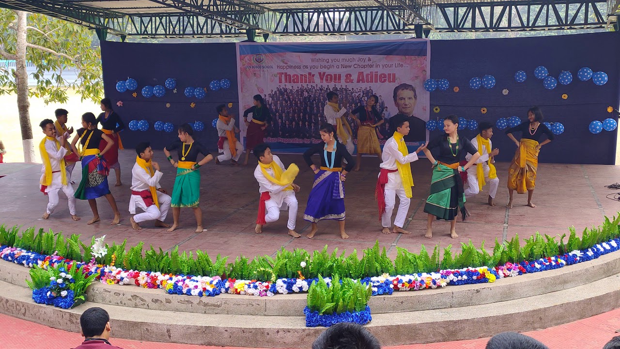 Don Bosco School , Agartala ||Farewell dance (Nepali)|| class 12 (2019-2020).