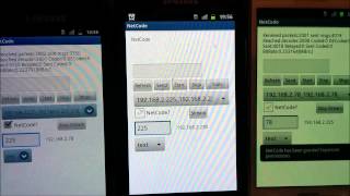 Ad-Hoc network,with network coding on android using B.A.T.M.A.N routing protocol screenshot 2
