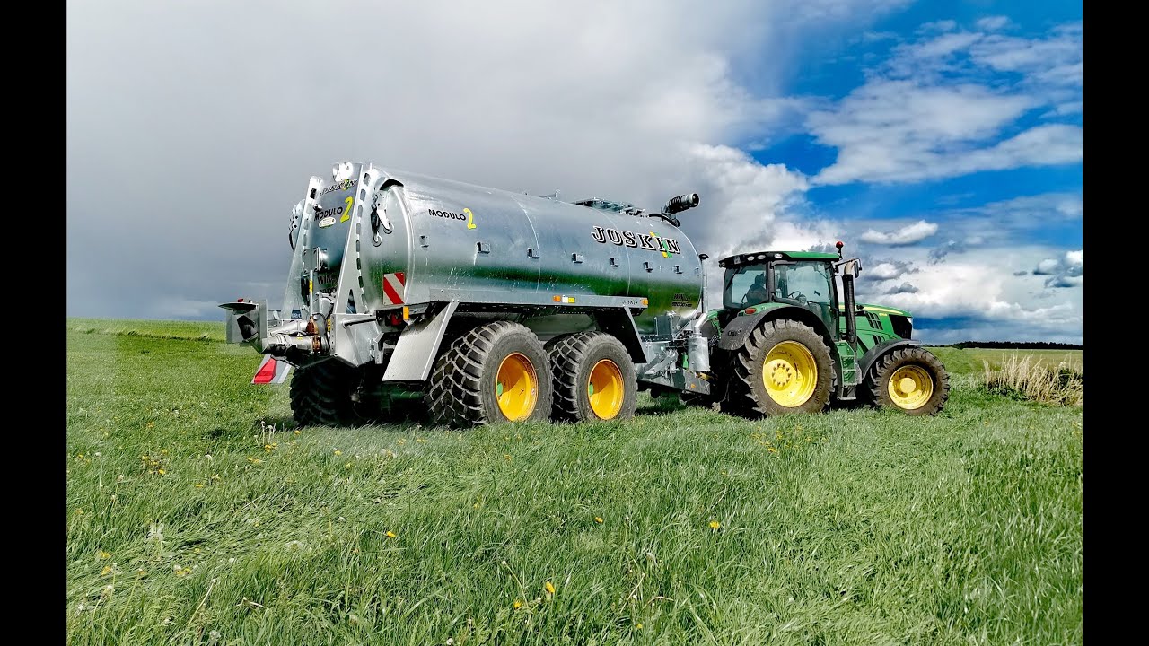 MEGA ZESTAW pierwsze pozytywne wrażenia JOSKIN MODULO 2 18000MEB & JOHN DEERE 6170R