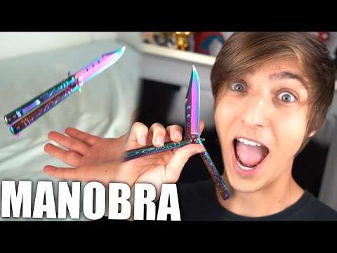 5 MANOBRAS MAIS FÁCEIS COM FACA!!! - Faca Butterfly