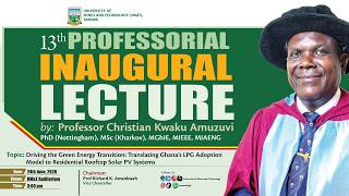 13th Professorial Inaugural Lecture