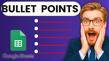 Master bullet points in Google Sheets in under 3 minutes