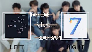 Split Audio - BTS - Black Swan X Fake Love - [Mashup by Corrakxx]