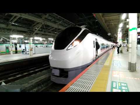 JR東京駅8番線 特急ひたち29号 いわき行（この列車の案内放送〜発車シーンまでを収録）