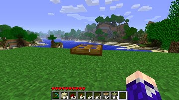 How to Get a Floating Trapdoor in Minecraft Beta 1.7.3