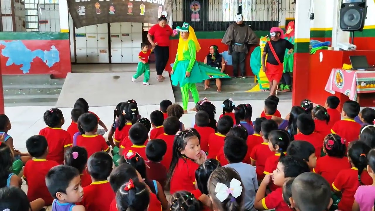 Apresentação dos personagens do folclore.
